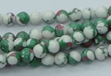 CTU223 16 inches 6mm round imitation turquoise beads wholesale