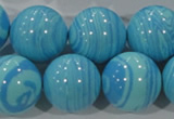 CTU2588 15.5 inches 20mm round synthetic turquoise beads