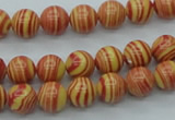 CTU286 16 inches 8mm round imitation turquoise beads wholesale