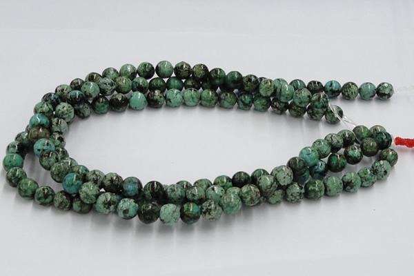 CTU402 15.5 inches 14mm round African turquoise beads wholesale