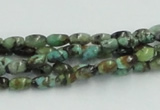 CTU406 15.5 inches 4*6mm rice African turquoise beads wholesale