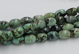 CTU407 15.5 inches 6*7mm rice African turquoise beads wholesale