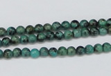 CTU425 15.5 inches 4mm round African turquoise beads wholesale