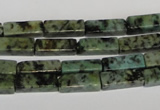 CTU487 15.5 inches 4*13mm cuboid African turquoise beads wholesale