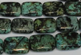 CTU497 15.5 inches 13*18mm rectangle African turquoise beads wholesale