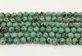 CTU514 15.5 inches 6mm round African turquoise beads wholesale