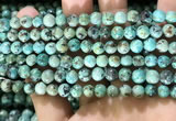 CTU571 15.5 inches 6mm round african turquoise beads wholesale