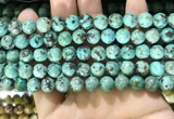 CTU572 15.5 inches 8mm round african turquoise beads wholesale