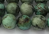 CTU577 15.5 inches 8mm round african turquoise beads wholesale