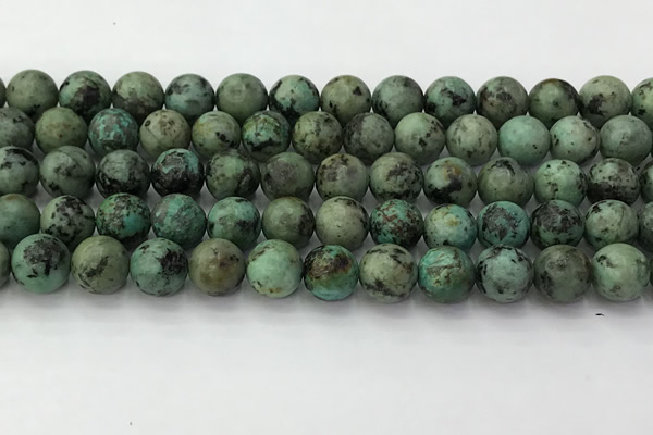 CTU577 15.5 inches 8mm round african turquoise beads wholesale