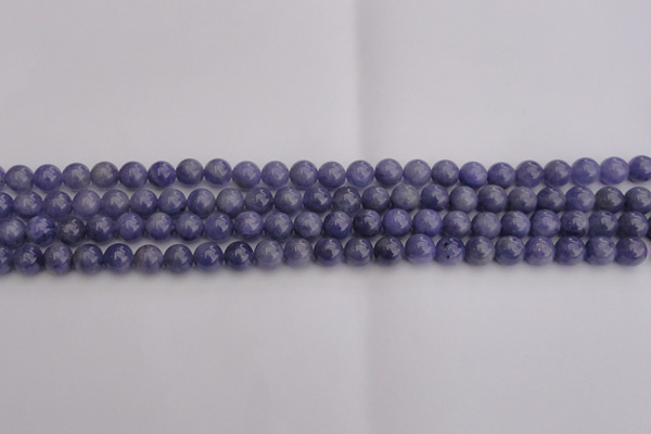 CTZ502 15.5 inches 7mm round natural tanzanite gemstone beads