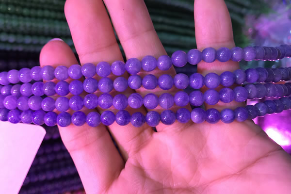 CTZ510 15.5 inches 3mm round natural tanzanite gemstone beads