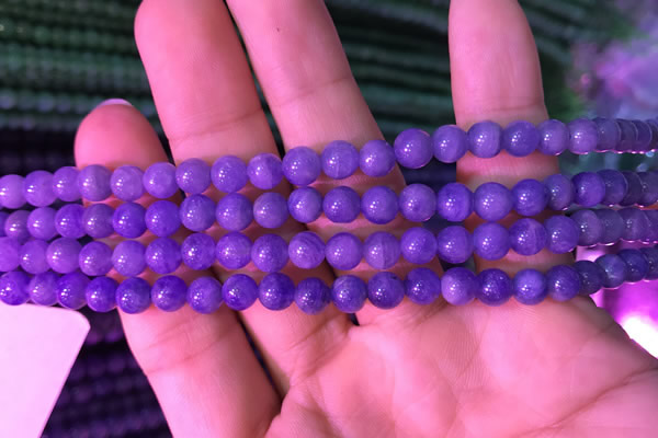 CTZ511 15.5 inches 4mm round natural tanzanite gemstone beads