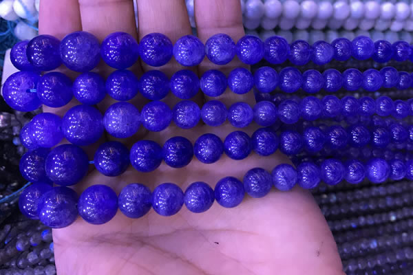 CTZ520 15.5 inches 3mm - 12mm round natural tanzanite gemstone beads