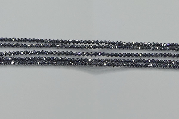 CTZ608 15.5 inches 2mm faceted round terahertz beads wholesale