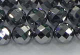 CTZ614 15.5 inches 12mm faceted round terahertz beads wholesale