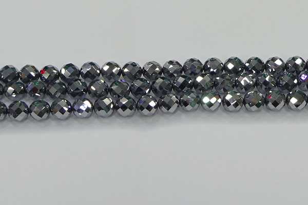 CTZ614 15.5 inches 12mm faceted round terahertz beads wholesale