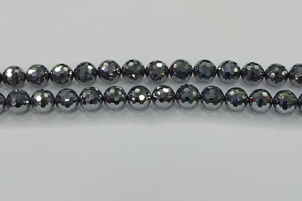 CTZ623 15.5 inches 10mm faceted round terahertz beads wholesale