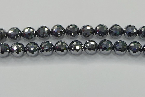 CTZ625 15.5 inches 14mm faceted round terahertz beads wholesale