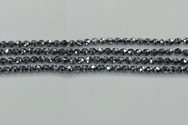 CTZ630 15.5 inches 4mm faceted nuggets terahertz beads wholesale