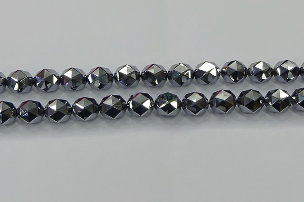 CTZ634 15.5 inches 12mm faceted nuggets terahertz beads wholesale