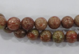 CUG102 15.5 inches 8mm round Chinese unakite beads wholesale