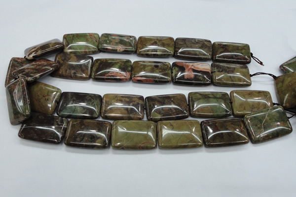 CUJ07 15.5 inches 22*30mm rectangle autumn jasper gemstone beads