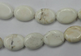 CWB352 15.5 inches 10*14mm oval howlite turquoise beads wholesale