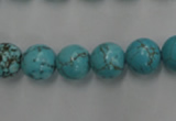 CWB557 15.5 inches 10mm round howlite turquoise beads wholesale