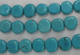 CWB750 15.5 inches 9mm freeform howlite turquoise beads wholesale