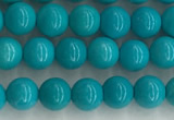 CWB850 15.5 inches 4mm round howlite turquoise beads wholesale