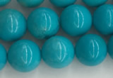 CWB852 15.5 inches 8mm round howlite turquoise beads wholesale