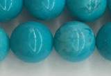 CWB854 15.5 inches 12mm round howlite turquoise beads wholesale