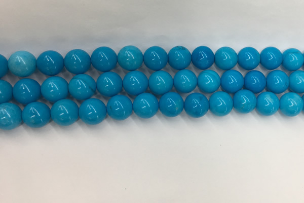 CWB859 15.5 inches 8mm round howlite turquoise beads wholesale