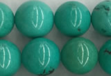 CWB866 15.5 inches 10mm round howlite turquoise beads wholesale