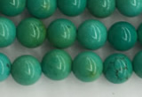 CWB869 15.5 inches 4mm round howlite turquoise beads wholesale