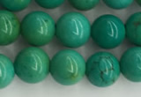 CWB870 15.5 inches 6mm round howlite turquoise beads wholesale