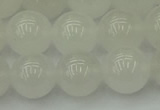 CWH55 15.5 inches 14mm round white jade beads wholesale