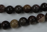 CWJ203 15.5 inches 10mm round wood jasper gemstone beads wholesale