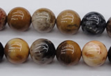 CWJ265 15.5 inches 14mm round wood jasper gemstone beads wholesale