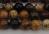 CWJ288 15.5 inches 8mm round wood jasper gemstone beads wholesale