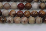 CWJ401 15.5 inches 6mm round wood jasper gemstone beads wholesale