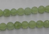 CXJ102 15.5 inches 8mm faceted round New jade beads wholesale