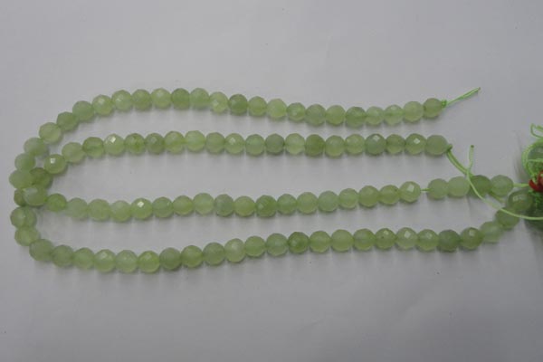 CXJ102 15.5 inches 8mm faceted round New jade beads wholesale