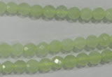 CXJ151 15.5 inches 6mm faceted round New jade beads wholesale