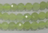 CXJ162 15.5 inches 8mm faceted round New jade beads wholesale