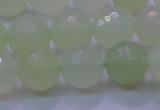 CXJ222 15.5 inches 14mm faceted round New jade beads wholesale