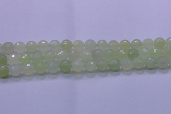 CXJ222 15.5 inches 14mm faceted round New jade beads wholesale