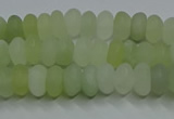 CXJ311 15.5 inches 5*8mm rondelle matte New jade beads wholesale