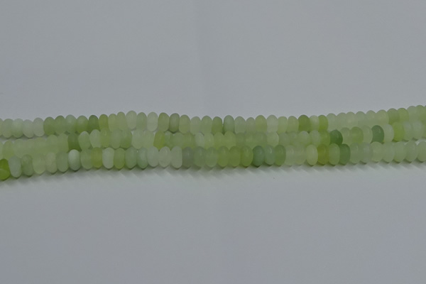 CXJ311 15.5 inches 5*8mm rondelle matte New jade beads wholesale